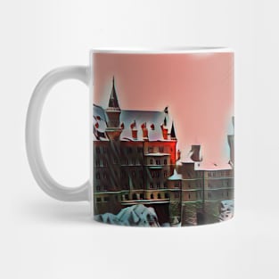 Castle On The Hills Graphic Art Design | Digital Art | Painting Mug